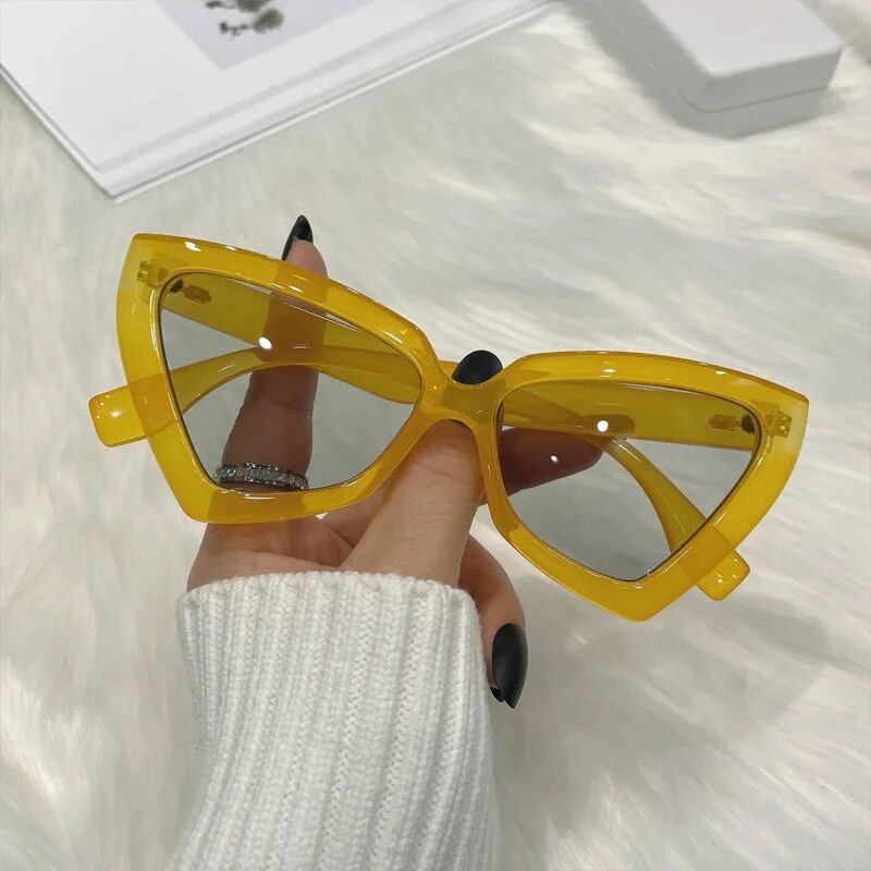 New Fashion Cat Eye Sunglasses Female Luxury Brand Designer Sun Glasses for Women Travelling Sun Shades Glasse y2k Gafas De Sol - Image 9